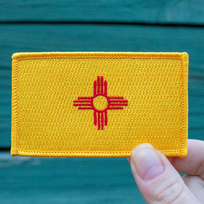 New Mexico iron-on flag patch