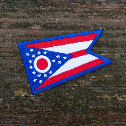 Ohio iron-on flag patch