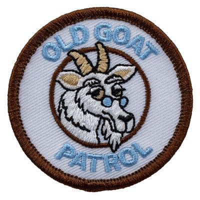 Old Goat Caption Scout Patrol Patch