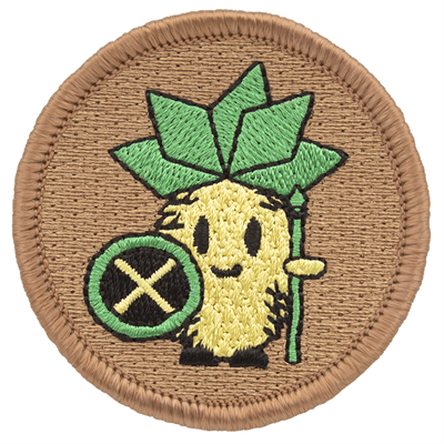 Pineapple Warrior 2” embroidered scout patrol patches