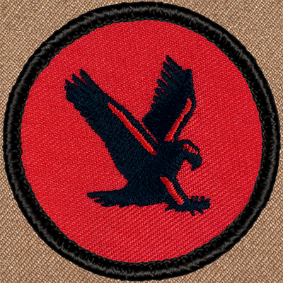 Retro Eagle Patrol Patch - Sew-on Scout Patch