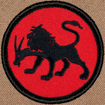Retro Chimera Patrol Patch - Sew-on Scout Patch