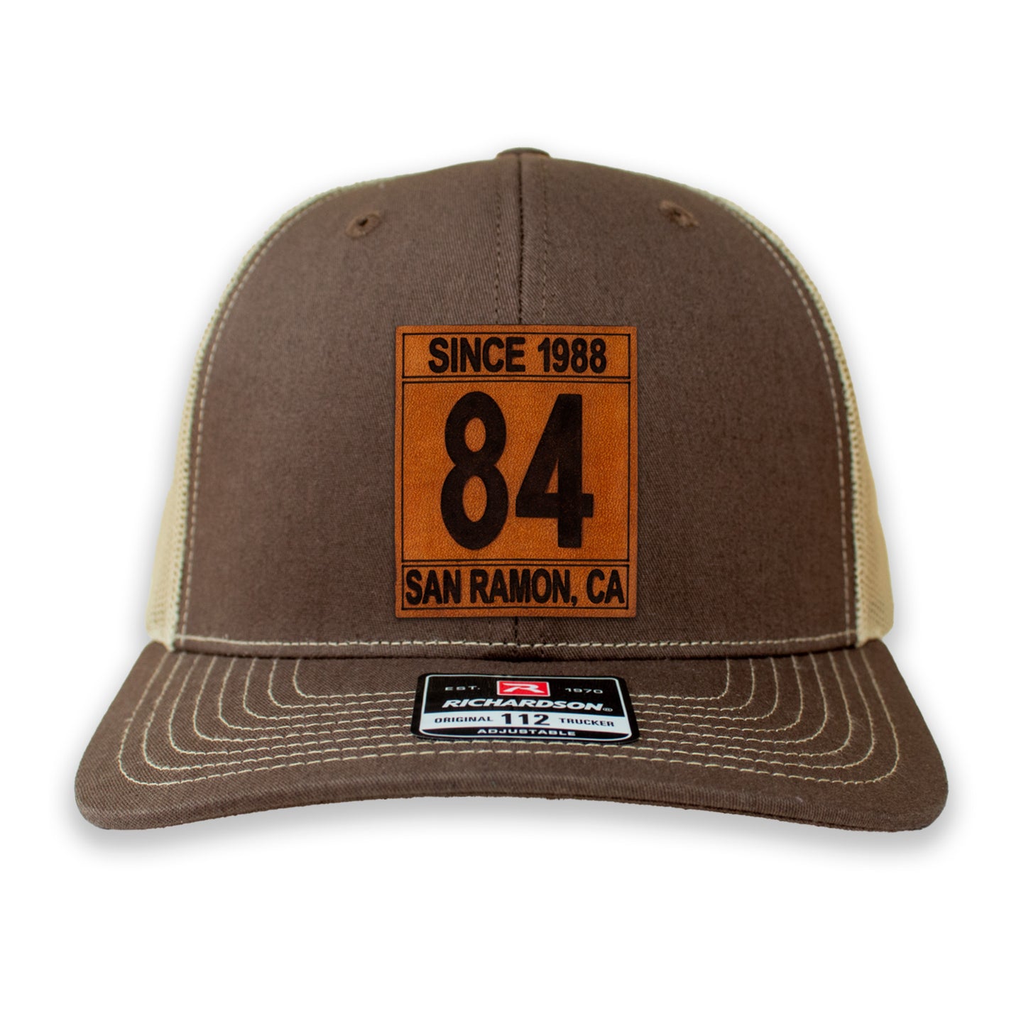 Real Leather Numeral Richardson™  Trucker Caps