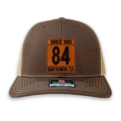 Real Leather Numeral Richardson™  Trucker Caps