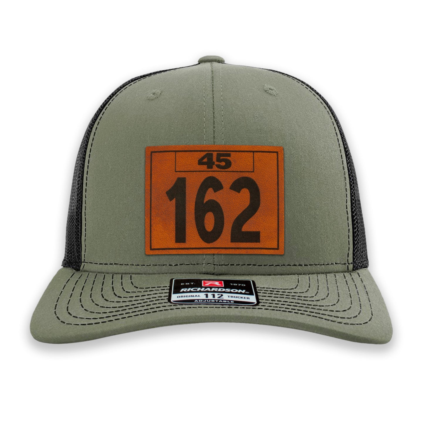 Real Leather Numeral Richardson™  Trucker Caps