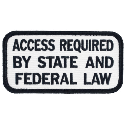 Access Required by State and Federal Law Patch