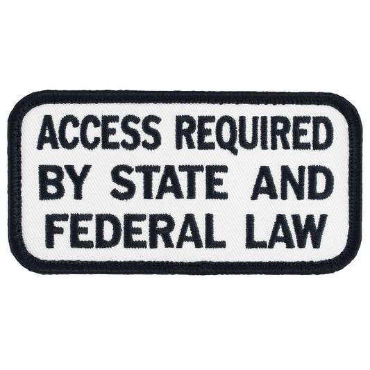 Access Required by State and Federal Law Patch
