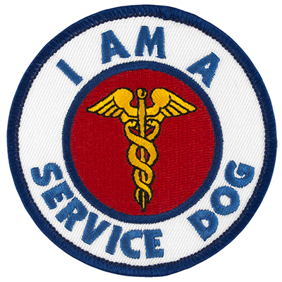 I Am A Service Dog Patch