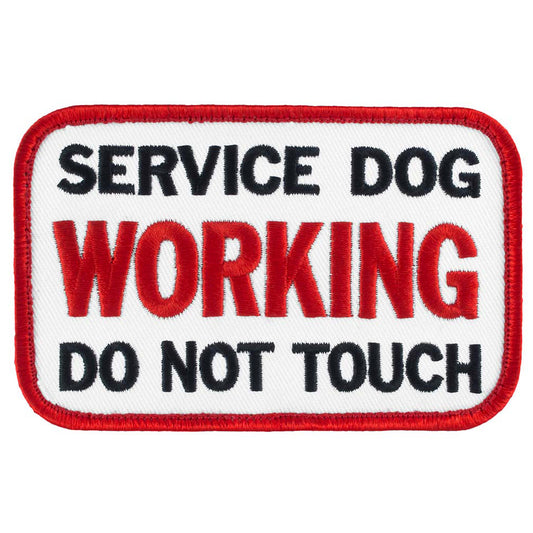 Service Dog Working - Do Not Touch Patch