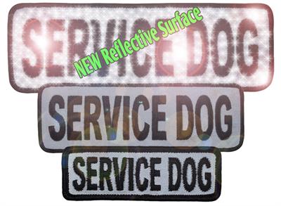 Reflective Service Dog Patch