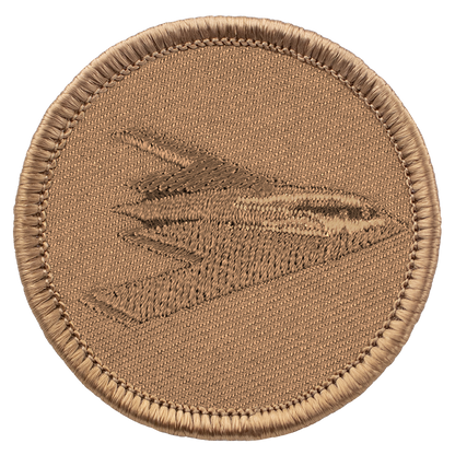 Stealth Bomber Tan Custom Patrol Patch