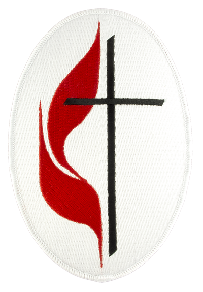 United Methodist Church Large 5.4" Patch