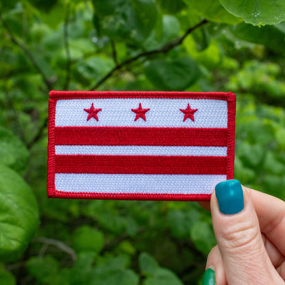 Washington DC iron-on flag patch