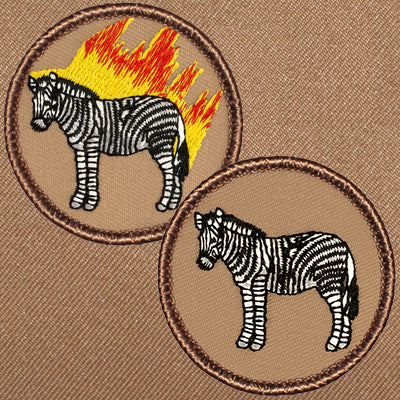 Zebra Patrol Patch