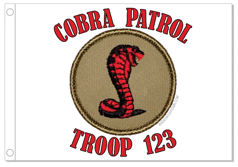 Cobra Patrol Flag