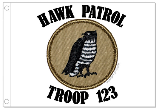 Hawk Patrol Flag