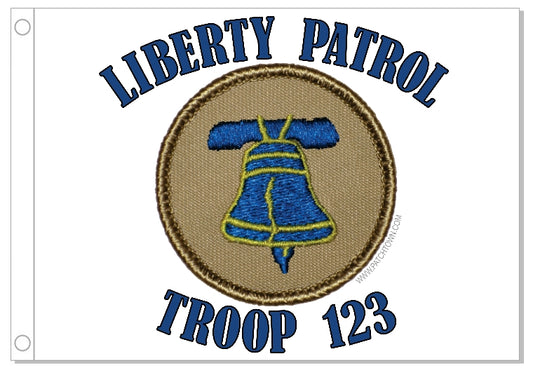 Liberty Bell Patrol Flag