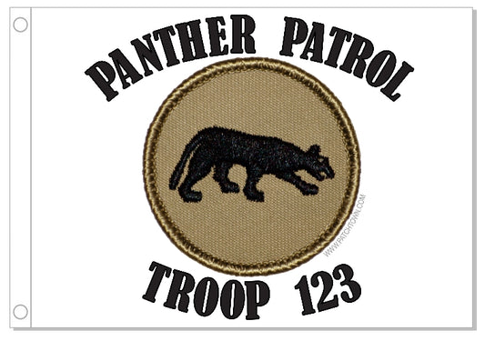Panther Patrol Flag