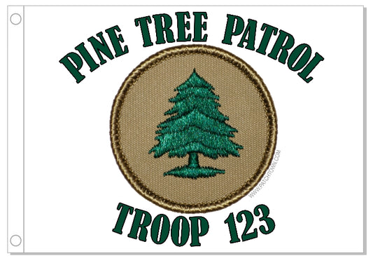 Pine Tree Patrol Flag