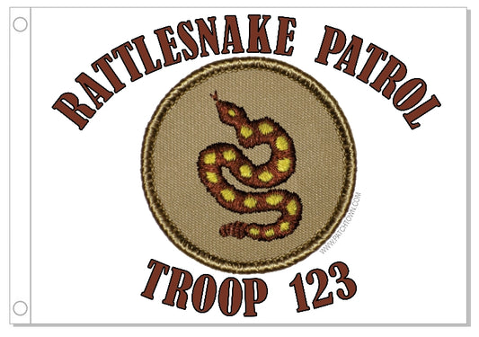Rattlesnake Patrol Flag