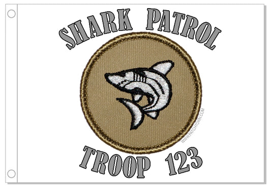 Shark Patrol Flag