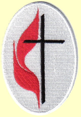United Methodist Church 3" Self-Stick Applique